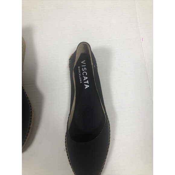 Viscata Women’s 41 Black Calabona Canvas Espadrilles - Picture 2 of 7